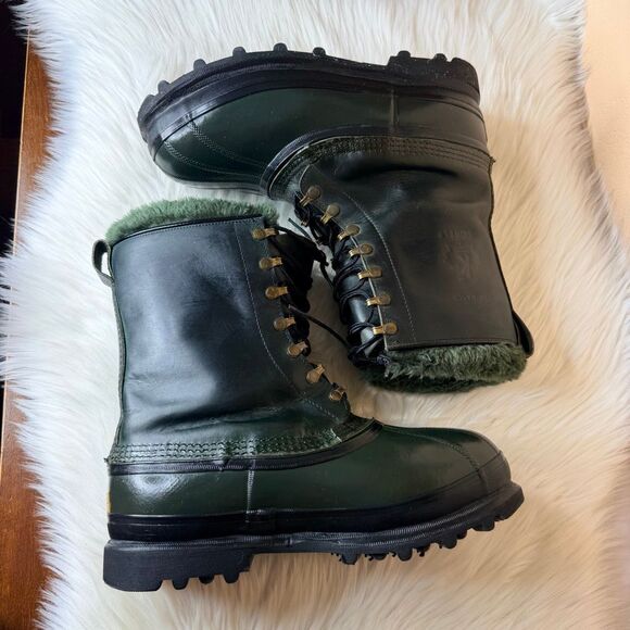 SOREL DOMINATOR Arctic Heavy Winter Snow Boots Dark Green Mens 9 main image 5